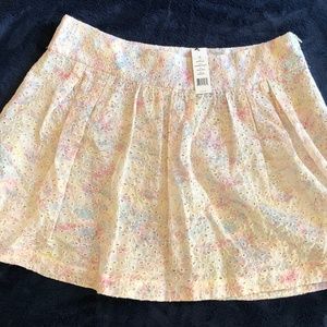 Theory Eyelet Pastel Skirt Size 10
